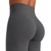 imageYEOREO Workout Leggings Womens No Front Seam Straight Leggings 29quot  315quot  33quot High Waist Buttery Eddiy Gym Yoga PantsDark Gray