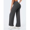 imageYEOREO Workout Leggings Womens No Front Seam Straight Leggings 29quot  315quot  33quot High Waist Buttery Eddiy Gym Yoga PantsDark Gray