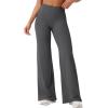 imageYEOREO Workout Leggings Womens No Front Seam Straight Leggings 29quot  315quot  33quot High Waist Buttery Eddiy Gym Yoga PantsDark Gray