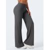imageYEOREO Workout Leggings Womens No Front Seam Straight Leggings 29quot  315quot  33quot High Waist Buttery Eddiy Gym Yoga PantsDark Gray