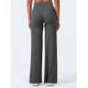imageYEOREO Workout Leggings Womens No Front Seam Straight Leggings 29quot  315quot  33quot High Waist Buttery Eddiy Gym Yoga PantsDark Gray