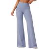 imageYEOREO Workout Leggings Womens No Front Seam Straight Leggings 29quot  315quot  33quot High Waist Buttery Eddiy Gym Yoga PantsGranite Blue
