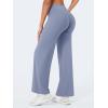 imageYEOREO Workout Leggings Womens No Front Seam Straight Leggings 29quot  315quot  33quot High Waist Buttery Eddiy Gym Yoga PantsGranite Blue
