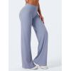 imageYEOREO Workout Leggings Womens No Front Seam Straight Leggings 29quot  315quot  33quot High Waist Buttery Eddiy Gym Yoga PantsGranite Blue
