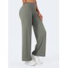 imageYEOREO Workout Leggings Womens No Front Seam Straight Leggings 29quot  315quot  33quot High Waist Buttery Eddiy Gym Yoga PantsGray Green