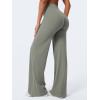 imageYEOREO Workout Leggings Womens No Front Seam Straight Leggings 29quot  315quot  33quot High Waist Buttery Eddiy Gym Yoga PantsGray Green