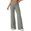 imageYEOREO Workout Leggings Womens No Front Seam Straight Leggings 29quot  315quot  33quot High Waist Buttery Eddiy Gym Yoga PantsGray Green