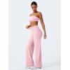 imageYEOREO Workout Leggings Womens No Front Seam Straight Leggings 29quot  315quot  33quot High Waist Buttery Eddiy Gym Yoga PantsLight Pink