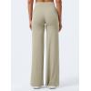 imageYEOREO Workout Leggings Womens No Front Seam Straight Leggings 29quot  315quot  33quot High Waist Buttery Eddiy Gym Yoga PantsLight Sand