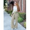 imageYEOREO Workout Leggings Womens No Front Seam Straight Leggings 29quot  315quot  33quot High Waist Buttery Eddiy Gym Yoga PantsLight Sand