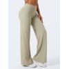 imageYEOREO Workout Leggings Womens No Front Seam Straight Leggings 29quot  315quot  33quot High Waist Buttery Eddiy Gym Yoga PantsLight Sand