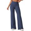 imageYEOREO Workout Leggings Womens No Front Seam Straight Leggings 29quot  315quot  33quot High Waist Buttery Eddiy Gym Yoga PantsNavy Blue