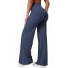 imageYEOREO Workout Leggings Womens No Front Seam Straight Leggings 29quot  315quot  33quot High Waist Buttery Eddiy Gym Yoga PantsNavy Blue