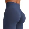 imageYEOREO Workout Leggings Womens No Front Seam Straight Leggings 29quot  315quot  33quot High Waist Buttery Eddiy Gym Yoga PantsNavy Blue