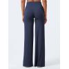 imageYEOREO Workout Leggings Womens No Front Seam Straight Leggings 29quot  315quot  33quot High Waist Buttery Eddiy Gym Yoga PantsNavy Blue