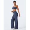 imageYEOREO Workout Leggings Womens No Front Seam Straight Leggings 29quot  315quot  33quot High Waist Buttery Eddiy Gym Yoga PantsNavy Blue