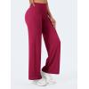 imageYEOREO Workout Leggings Womens No Front Seam Straight Leggings 29quot  315quot  33quot High Waist Buttery Eddiy Gym Yoga PantsRuby Red