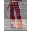 imageYEOREO Workout Leggings Womens No Front Seam Straight Leggings 29quot  315quot  33quot High Waist Buttery Eddiy Gym Yoga PantsRuby Red
