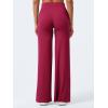 imageYEOREO Workout Leggings Womens No Front Seam Straight Leggings 29quot  315quot  33quot High Waist Buttery Eddiy Gym Yoga PantsRuby Red