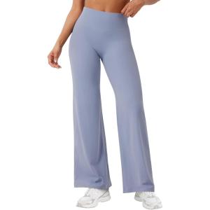 imageYEOREO Workout Leggings Womens No Front Seam Straight Leggings 29quot  315quot  33quot High Waist Buttery Eddiy Gym Yoga PantsGranite Blue