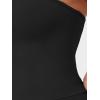 imageYEOREO Womens Y2K Strapless Tube Top Zannie Going Out Seamless Workout Padded Tank Tops Gym Light SupportBlack