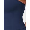 imageYEOREO Womens Y2K Strapless Tube Top Zannie Going Out Seamless Workout Padded Tank Tops Gym Light SupportNavy