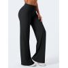 imageYEOREO Workout Leggings Womens No Front Seam Straight Leggings 29quot  315quot  33quot High Waist Buttery Eddiy Gym Yoga PantsBlack