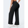 imageYEOREO Workout Leggings Womens No Front Seam Straight Leggings 29quot  315quot  33quot High Waist Buttery Eddiy Gym Yoga PantsBlack
