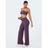 imageYEOREO Workout Leggings Womens No Front Seam Straight Leggings 29quot  315quot  33quot High Waist Buttery Eddiy Gym Yoga PantsBlack Berry Purple
