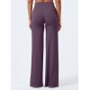 imageYEOREO Workout Leggings Womens No Front Seam Straight Leggings 29quot  315quot  33quot High Waist Buttery Eddiy Gym Yoga PantsBlack Berry Purple