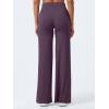 imageYEOREO Workout Leggings Womens No Front Seam Straight Leggings 29quot  315quot  33quot High Waist Buttery Eddiy Gym Yoga PantsBlack Berry Purple
