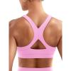 imageYEOREO Sports Bras for Women High Support Racerback Padded Running Bra Tracii Square Neck Wireless Workout Gym Crop TopBubblegum Pink