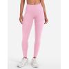 imageYEOREO Seamless Workout Leggings for Women Butt Lifting Hidden Scrunch Leggings High Waisted Gym Yoga Lilliean Impact PantsPink