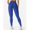 imageYEOREO Women Hidden Scrunch Impact Leggings V Cross Waist Leggings Butt Booty Lifting Gym PantsRoyal Blue
