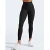imageYEOREO Workout Leggings with Pockets for Women Tummy Control High Waisted Butt Lifting Gym Yoga Compression Pants Black S