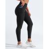 imageYEOREO Workout Leggings with Pockets for Women Tummy Control High Waisted Butt Lifting Gym Yoga Compression Pants Black S