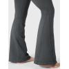 imageYEOREO Workout Mini Flare Leggings for Women Hidden Scrunch High Waisted Seamless Gym Leggings Brinklie 30quot Yoga PantsAsphalt Ash