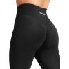 imageYEOREO Workout Mini Flare Leggings for Women Hidden Scrunch High Waisted Seamless Gym Leggings Brinklie 30quot Yoga PantsBlack