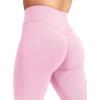 imageYEOREO Workout Mini Flare Leggings for Women Hidden Scrunch High Waisted Seamless Gym Leggings Brinklie 30quot Yoga PantsPink