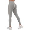 imageYEOREO Seamless Workout Leggings for Women Butt Lifting Hidden Scrunch Leggings High Waisted Gym Yoga Lilliean Impact PantsLight Gray