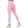 imageYEOREO Seamless Workout Leggings for Women Butt Lifting Hidden Scrunch Leggings High Waisted Gym Yoga Lilliean Impact PantsPink