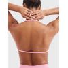 imageYEOREO SoftHue Impact Strappy Halter Bra for Sports Intensify Women Workout Backless Padded Gym Yoga BraPink
