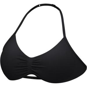 imageYEOREO SoftHue Impact Strappy Halter Bra for Sports Intensify Women Workout Backless Padded Gym Yoga BraBlack