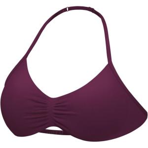 imageYEOREO SoftHue Impact Strappy Halter Bra for Sports Intensify Women Workout Backless Padded Gym Yoga BraBlack Cherry