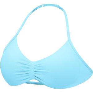 imageYEOREO SoftHue Impact Strappy Halter Bra for Sports Intensify Women Workout Backless Padded Gym Yoga BraLight Blue