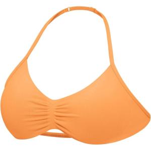 imageYEOREO SoftHue Impact Strappy Halter Bra for Sports Intensify Women Workout Backless Padded Gym Yoga BraOrange