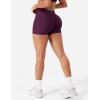 imageYEOREO SoftHue Workout Shorts for Women 36quot Gym Impact Hidden Scrunch V Back Biker Shorts High Waisted Tummy Control YogaBlack Cherry