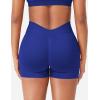 imageYEOREO SoftHue Workout Shorts for Women 36quot Gym Impact Hidden Scrunch V Back Biker Shorts High Waisted Tummy Control YogaDeep Sea