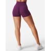 imageYEOREO Womens Biker Shorts 36quot 45quot  6quot Workout Gym Shorts Craze High Waist Tummy Control Hidden Scrunch Running YogaBlack Cherry