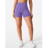 imageYEOREO Womens Biker Shorts 36quot 45quot  6quot Workout Gym Shorts Craze High Waist Tummy Control Hidden Scrunch Running YogaDahlia Purple